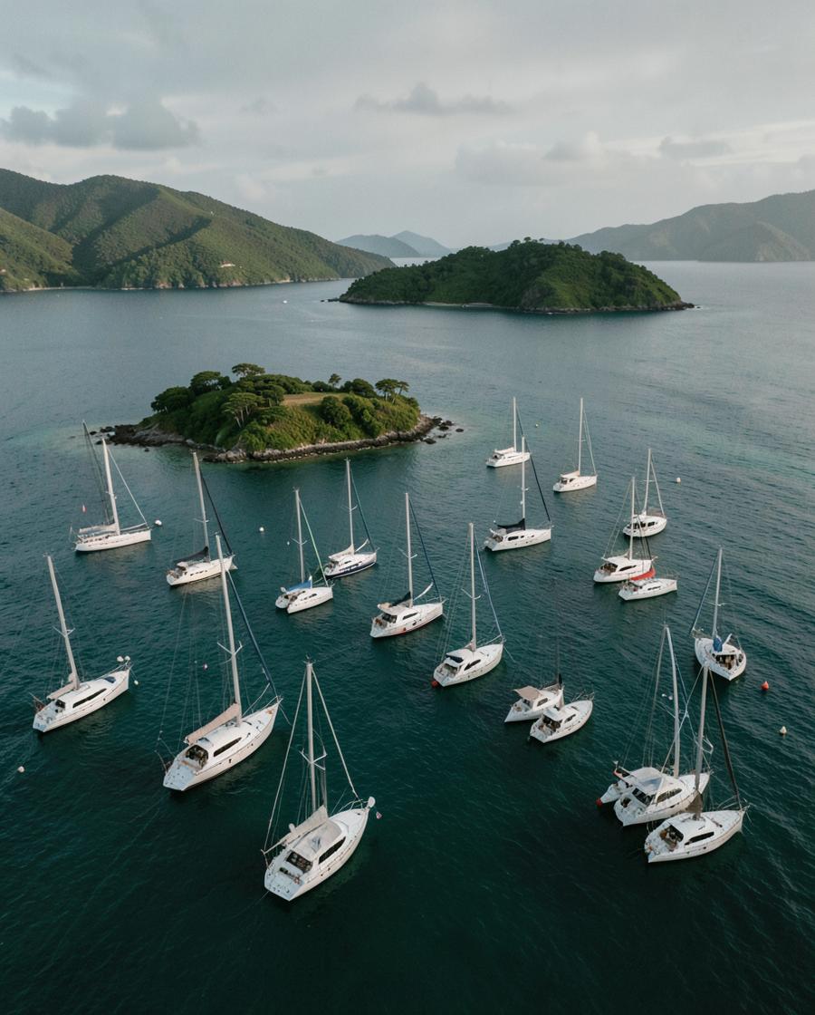 British Virgin Islands skyline