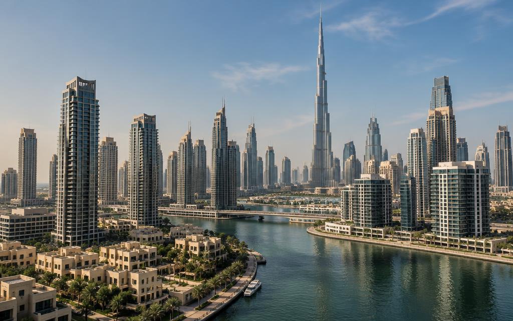 Editorial UAE waterfront image